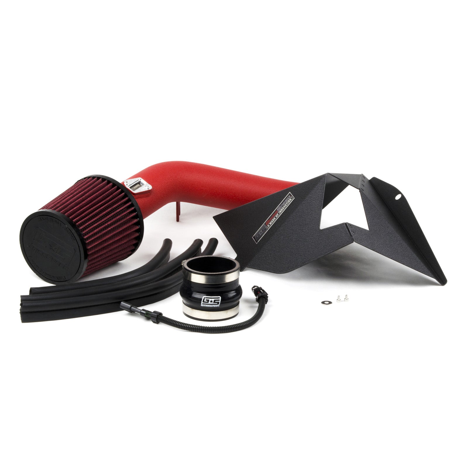 GrimmSpeed Red Stealthbox Intake 2015 2021 WRX