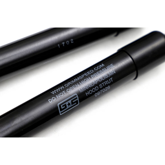 GrimmSpeed High-Lift Hood Struts - 2008-14 Subaru WRX/STI