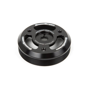 GrimmSpeed Lightweight Crank Pulley - Black - 2015-21 Subaru WRX, 2013-21 Subaru BRZ - 0