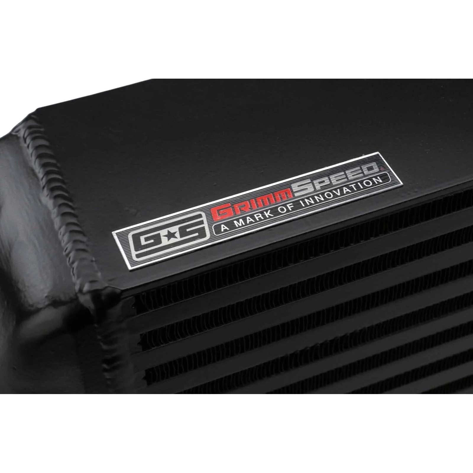 GrimmSpeed Front Mount Intercooler Kit - Black Core with Red Piping - 2008-14 Subaru WRX