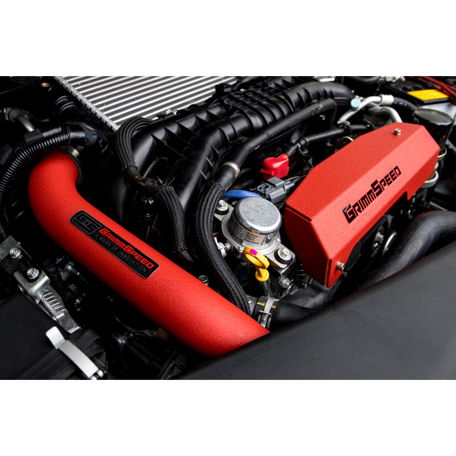 GrimmSpeed Charge Pipe Kit - Red - 2015-21 Subaru WRX - 0