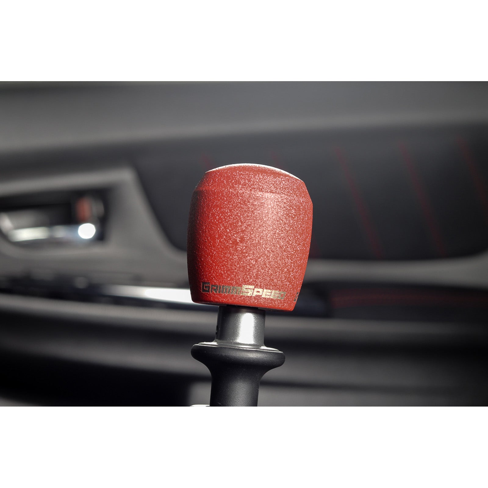 Grimmspeed Stubby Shift Knob - Red - Universal - 0