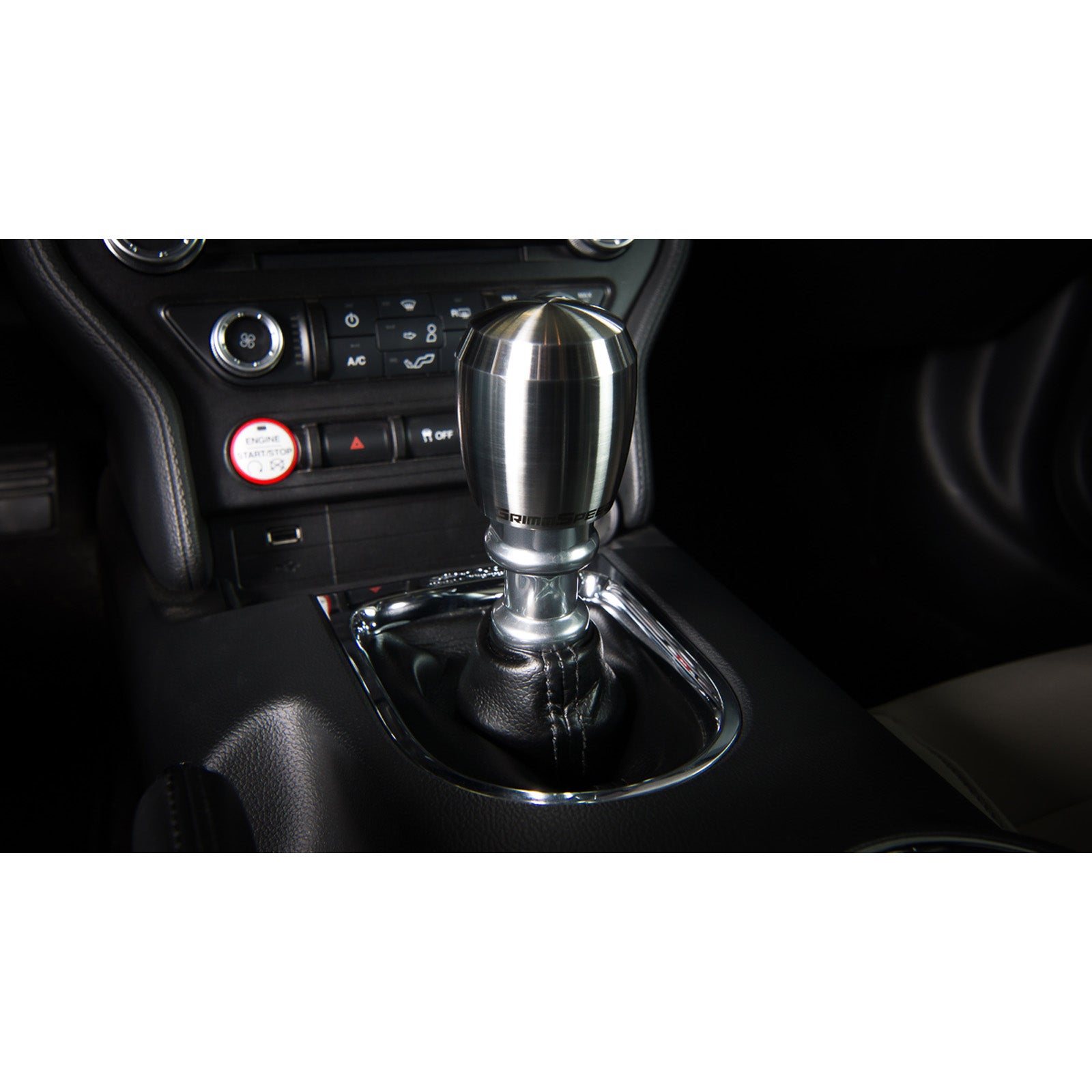 Grimmspeed Stubby Shift Knob - Raw Stainless Steel - Universal