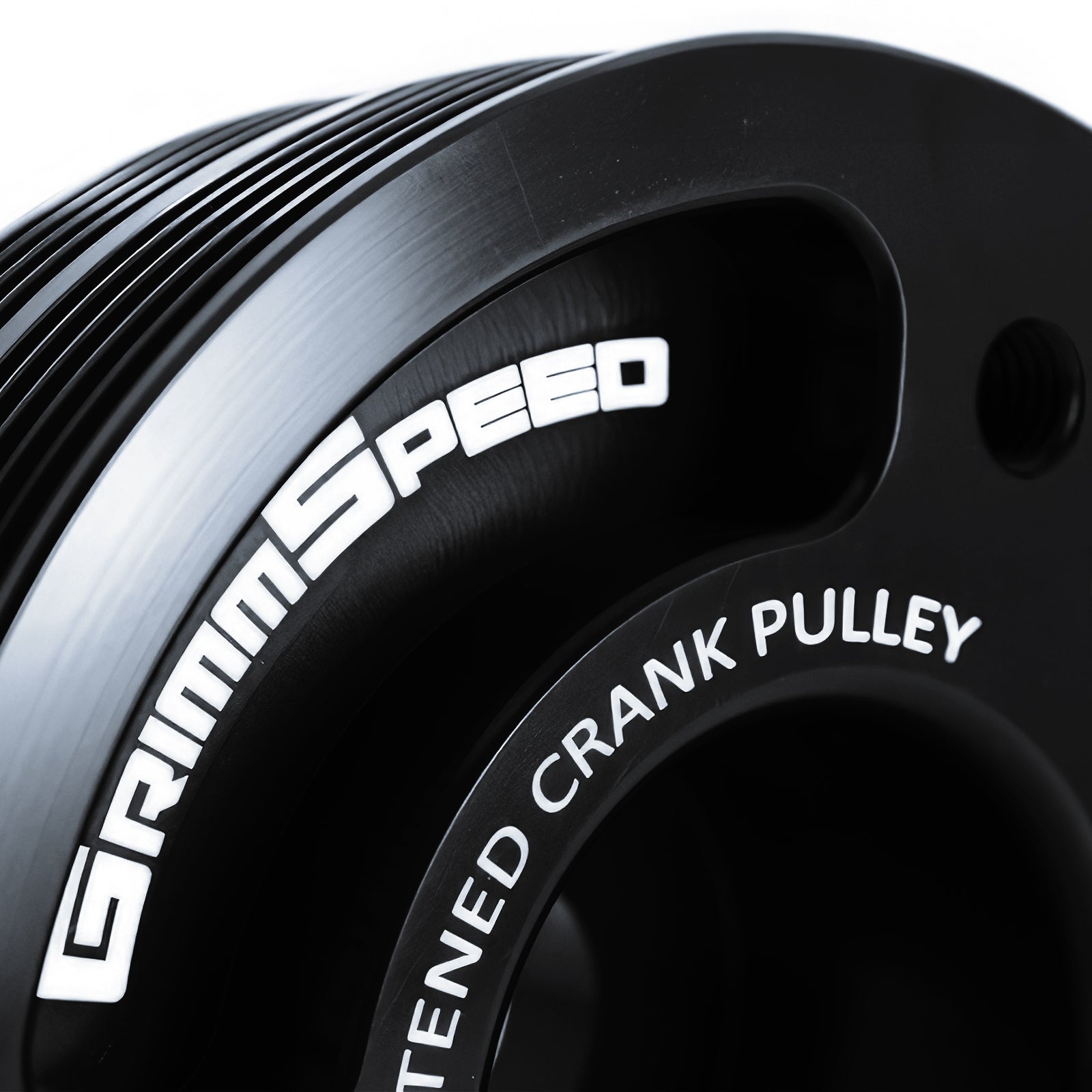 GrimmSpeed Lightweight Crank Pulley - Black - Subaru EJ Engines