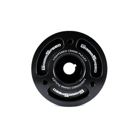 GrimmSpeed Lightweight Crank Pulley - Black - Subaru EJ Engines