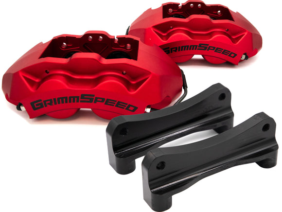 GrimmSpeed 4-Piston Brake Caliper Kit For BRZ/GR86 (340mm Rotor)