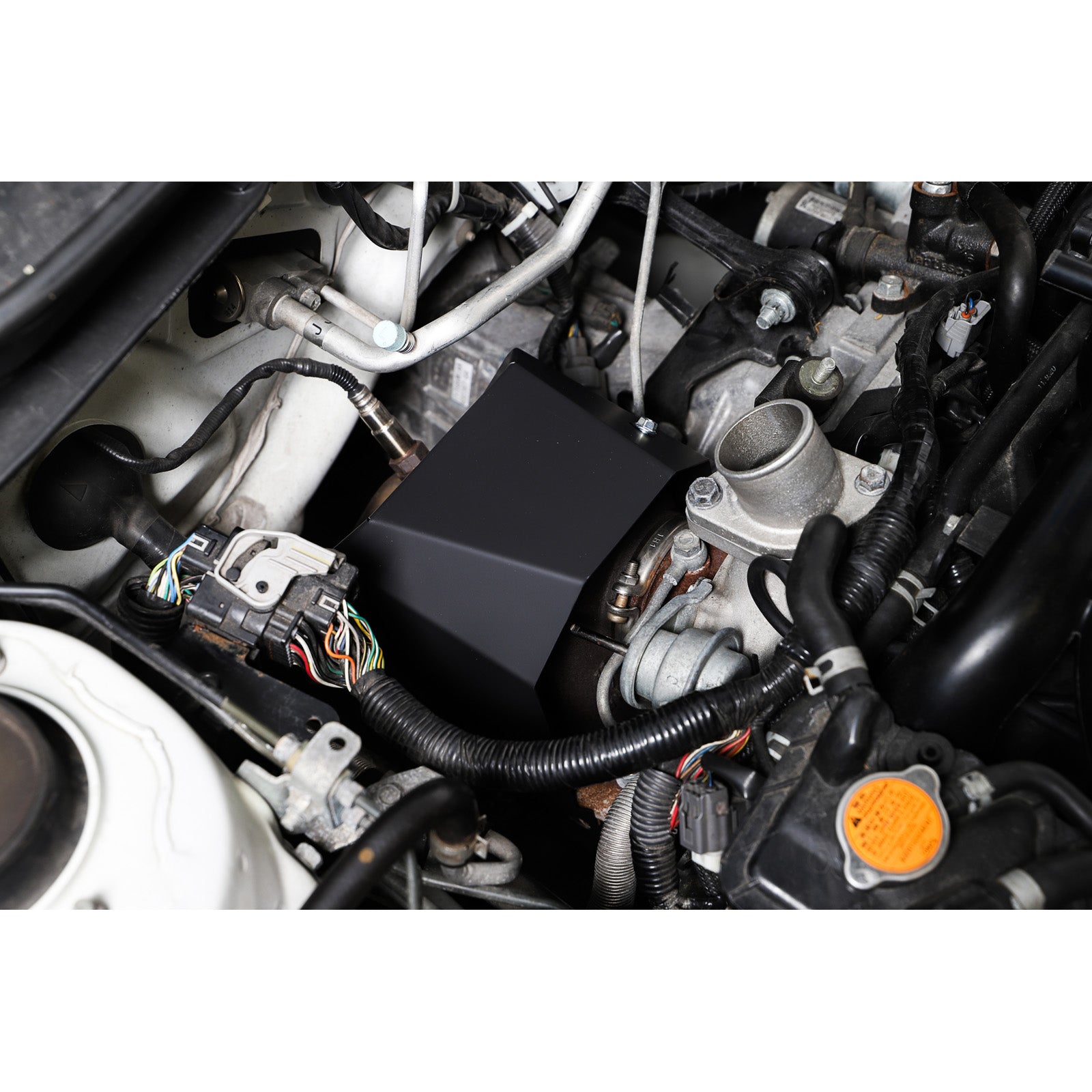 GrimmSpeed Turbo Heat Shield - Black Thermal Coated - Subaru EJ20 and EJ25 - 0