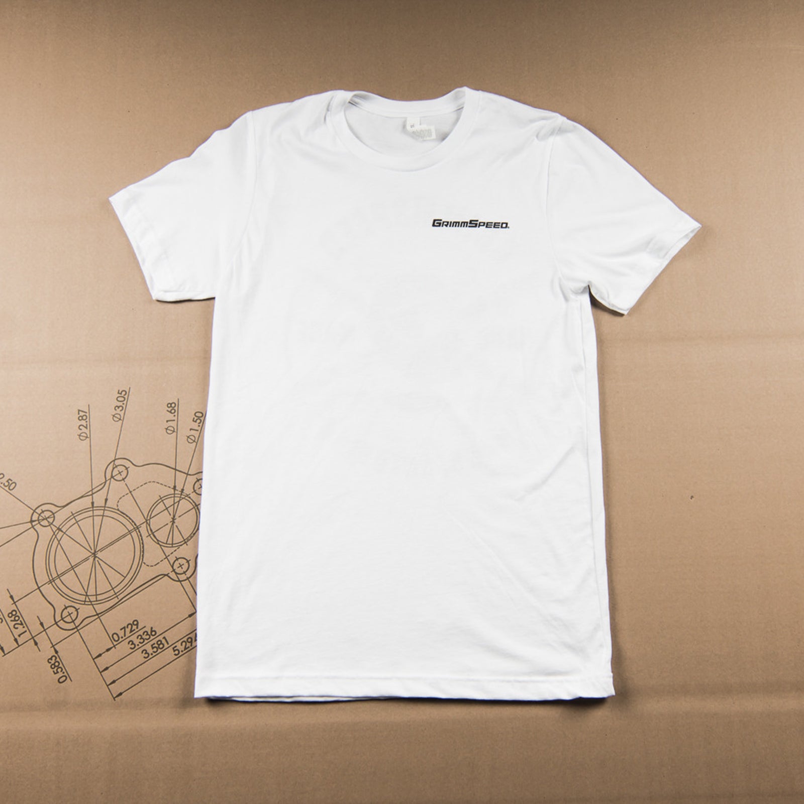 GrimmSpeed MFG "Hand-Made" T-Shirt Fitted - White