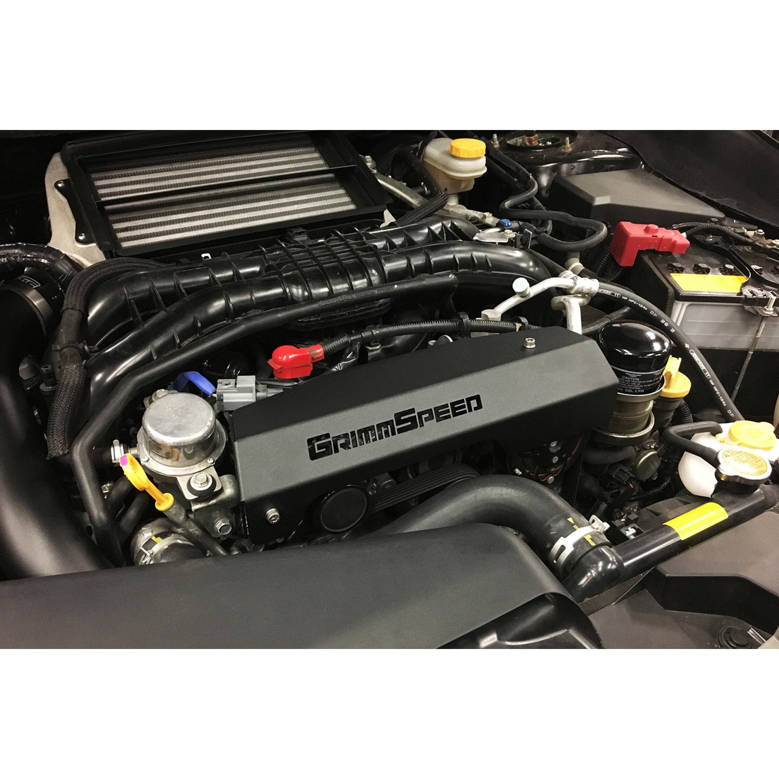 GrimmSpeed Pulley Cover - Black - 2015-21 Subaru WRX