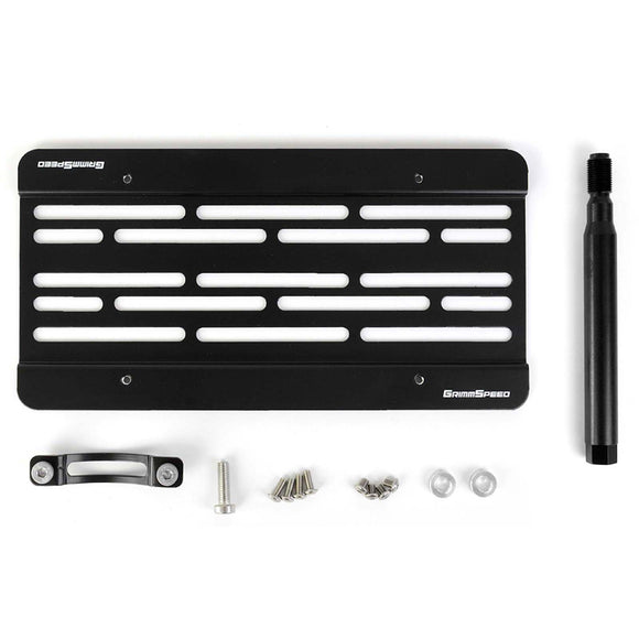 GrimmSpeed License Plate Relocation Kit - 2008-14 Subaru WRX/STI