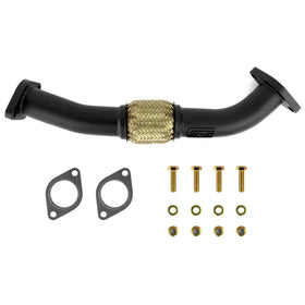 GrimmSpeed HiFlow Exhaust Manifold Crosspipe - Black Thermal Coated - 2004-21 Subaru STI, 2002-05 Subaru WRX, 2008-14 Subaru WRX - 0