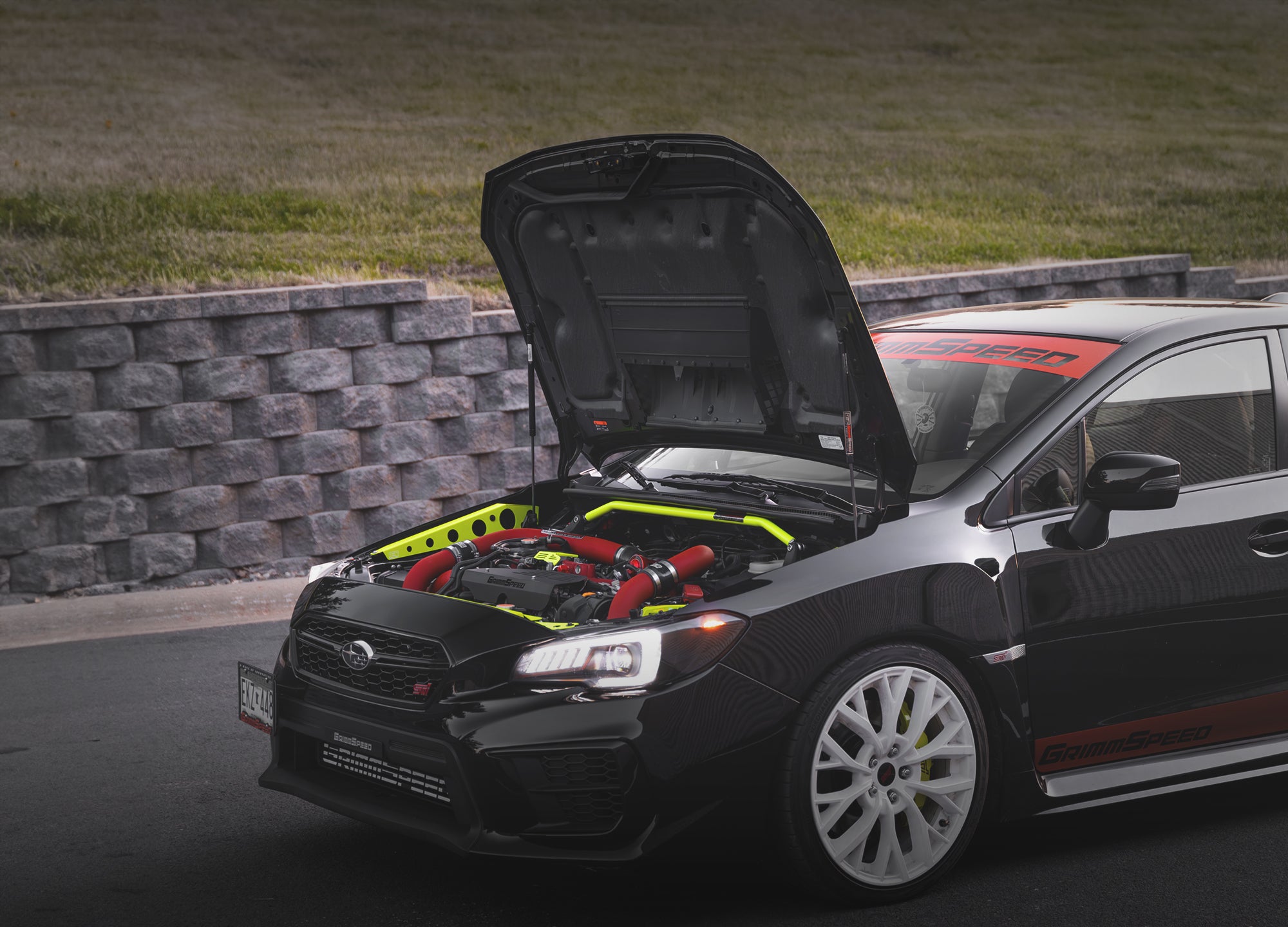 GrimmSpeed High-Lift Hood Struts