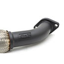 GrimmSpeed HiFlow Exhaust Manifold Crosspipe - Black Thermal Coated - 2004-21 Subaru STI, 2002-05 Subaru WRX, 2008-14 Subaru WRX-3