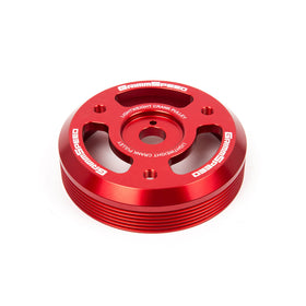 GrimmSpeed Lightweight Crank Pulley - Red - 2015-21 Subaru WRX, 2013-21 Subaru BRZ - 0