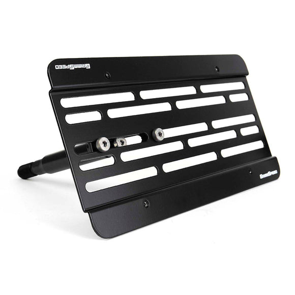 GrimmSpeed License Plate Relocation Kit - 2018+ Subaru WRX, 2018-21 Subaru STI, 2013+ Subaru BRZ, 2017+ Toyota 86