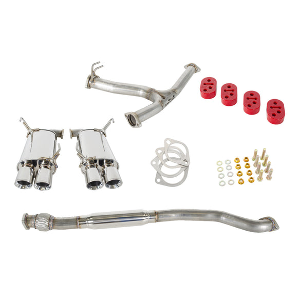 GrimmSpeed Catback Exhaust System - Resonated - 2011-21 Subaru WRX/STI Sedan