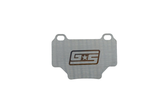 GrimmSpeed Titanium Rear Brake Shim Set – 2018–2021 Subaru STI (2-Piston Brembo)