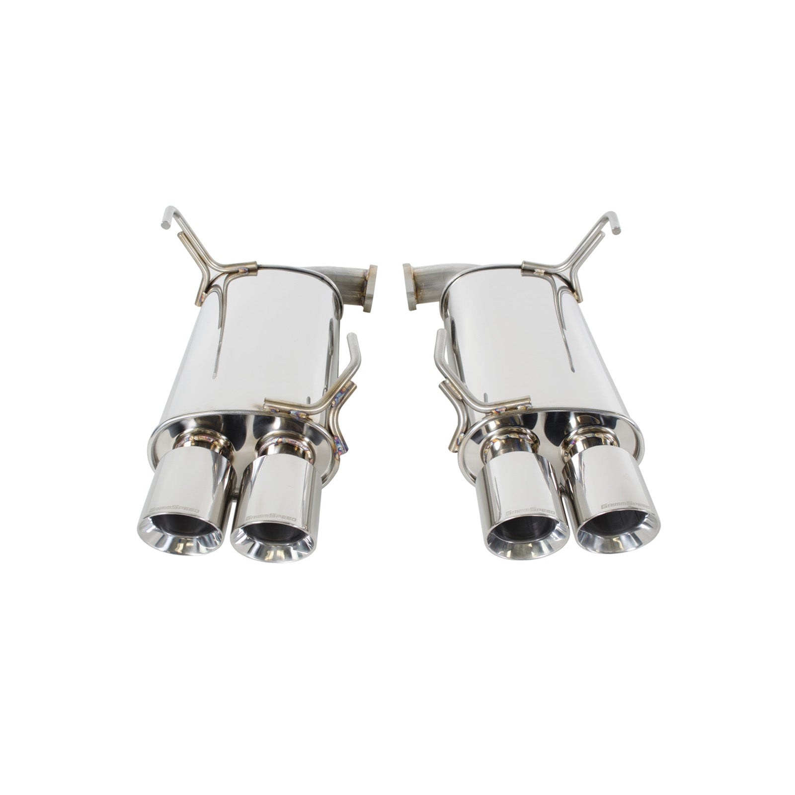 GrimmSpeed Catback Exhaust System - Un-Resonated - 2011-21 Subaru WRX/STI Sedan