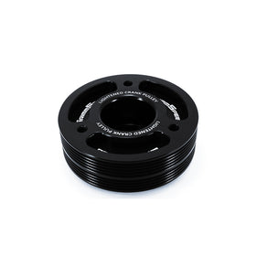 GrimmSpeed Lightweight Crank Pulley - Black - Subaru EJ Engines - 0
