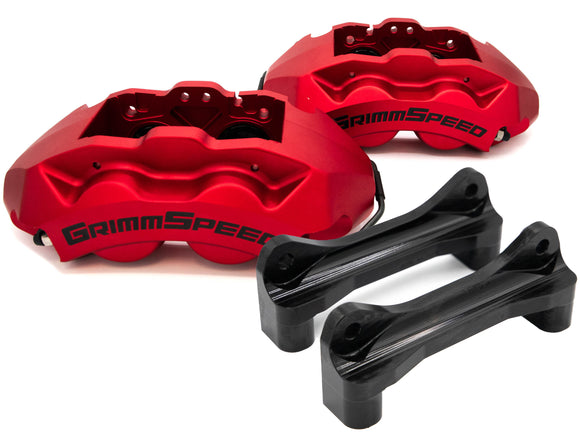 GrimmSpeed 4-Piston Brake Caliper Kit For 2022+ VB WRX (340mm Rotor)