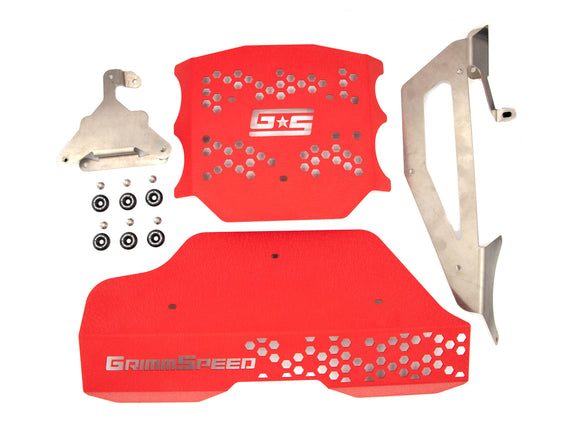 GrimmSpeed 2nd Gen Pulley and Engine Cover Kit - 2022+ Subaru BRZ, Toyota GR86