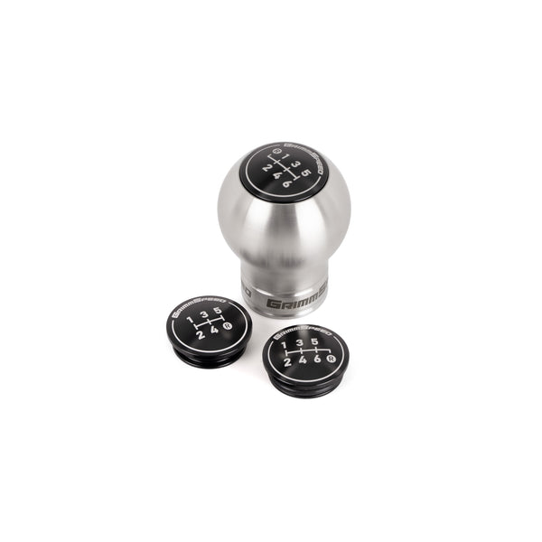 gear shift handle GrimmSpeed 1.1007.1.SS - Swap-Top Weighted Bulb Shift Knob
