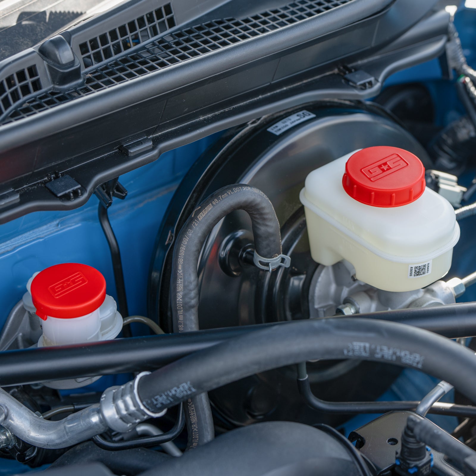 GrimmSpeed Engine Bay Dress-Up Caps - Red - 2013+ Subaru BRZ/Toyota 86, 2022+ Subaru WRX