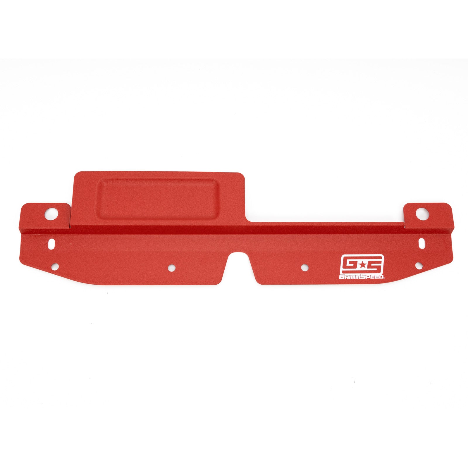 GrimmSpeed Radiator Shroud w/ Tool Tray - Red - 2008-14 Subaru WRX, 2008-14 Subaru STI