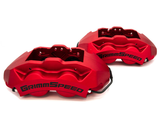 GrimmSpeed 4-Piston Brake Caliper Kit For 2022+ VB WRX (340mm Rotor)