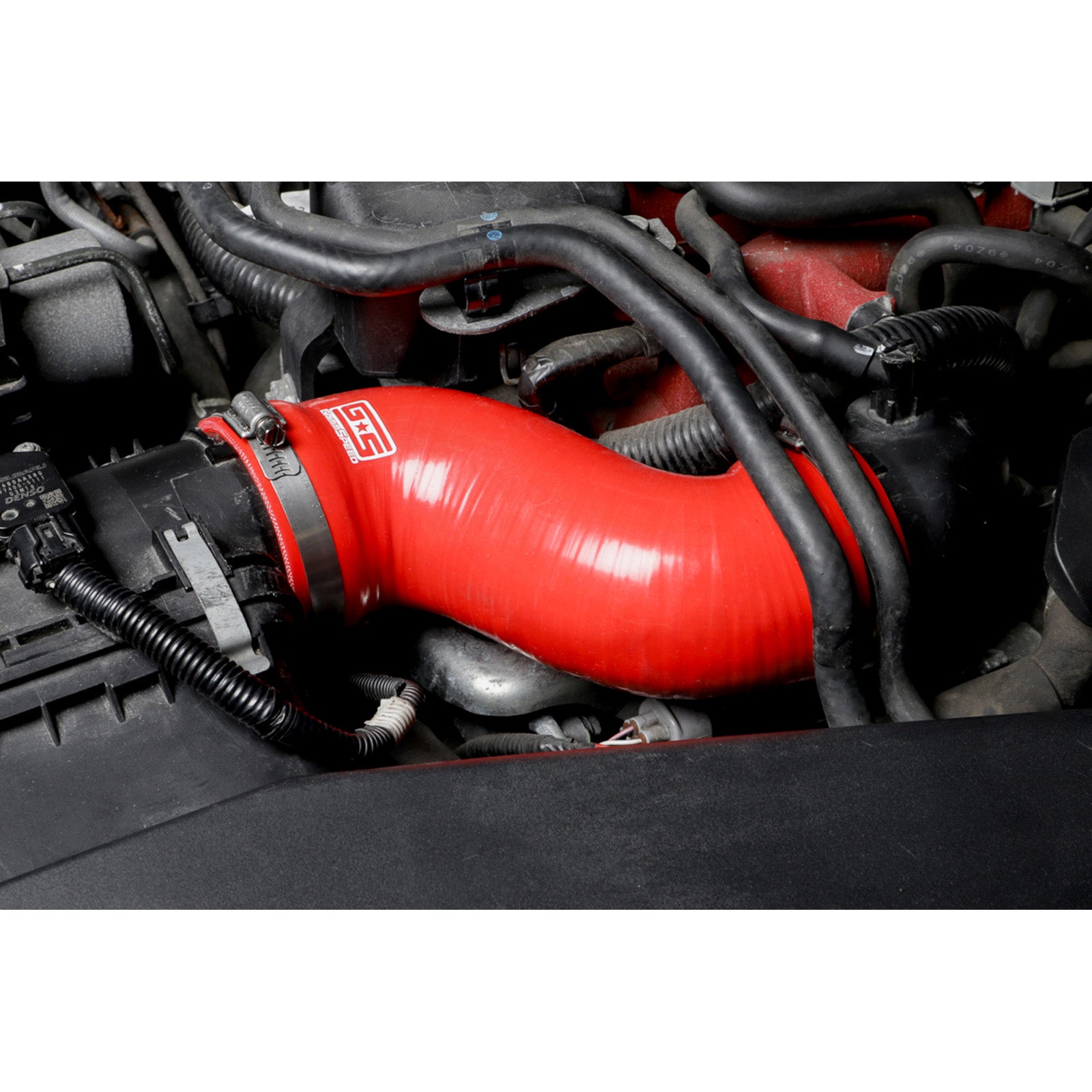 GrimmSpeed Post-MAF Hose Kit - Red - 2008-14 Subaru WRX, 2018-21 Subaru STI