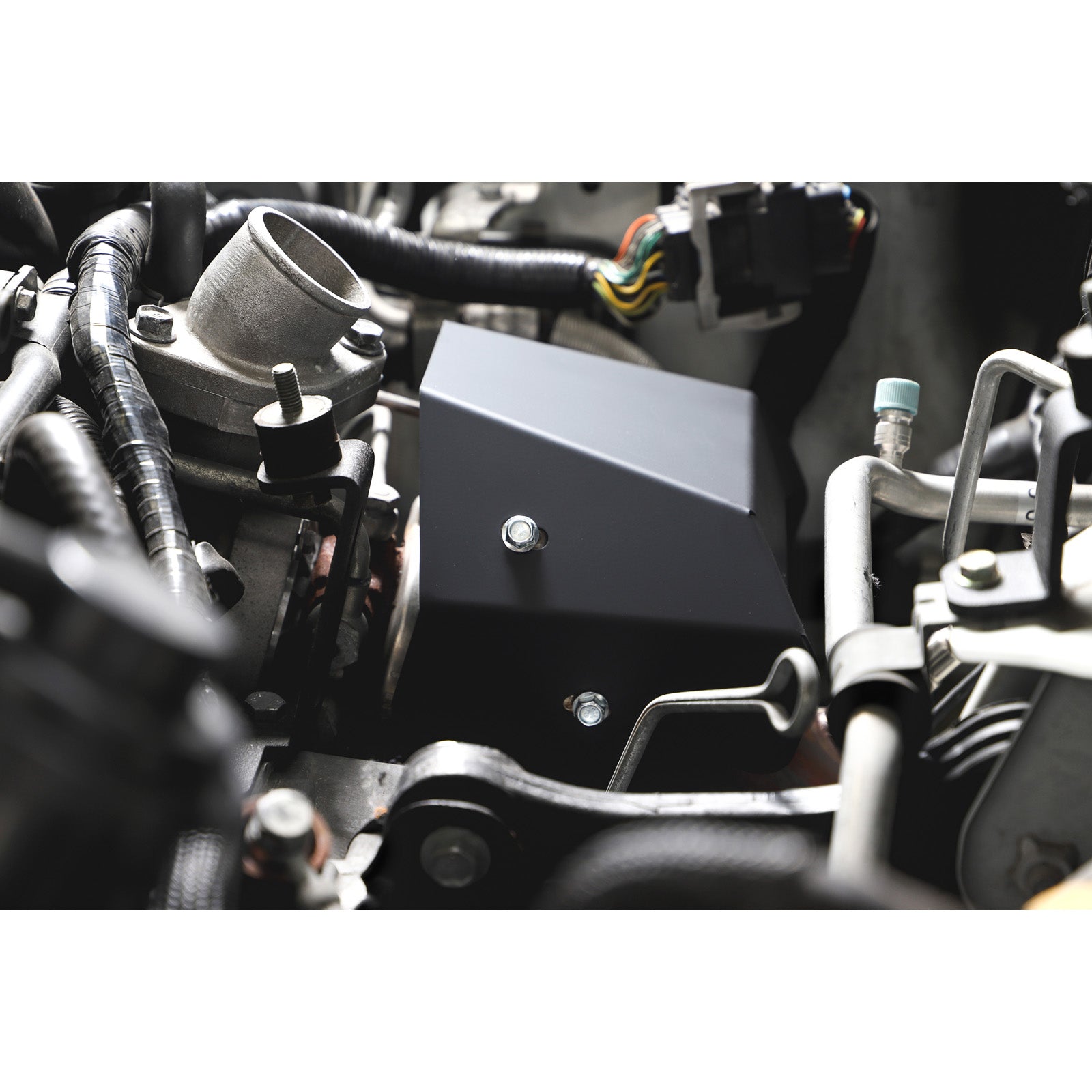 GrimmSpeed Turbo Heat Shield - Black Thermal Coated - Subaru EJ20 and EJ25