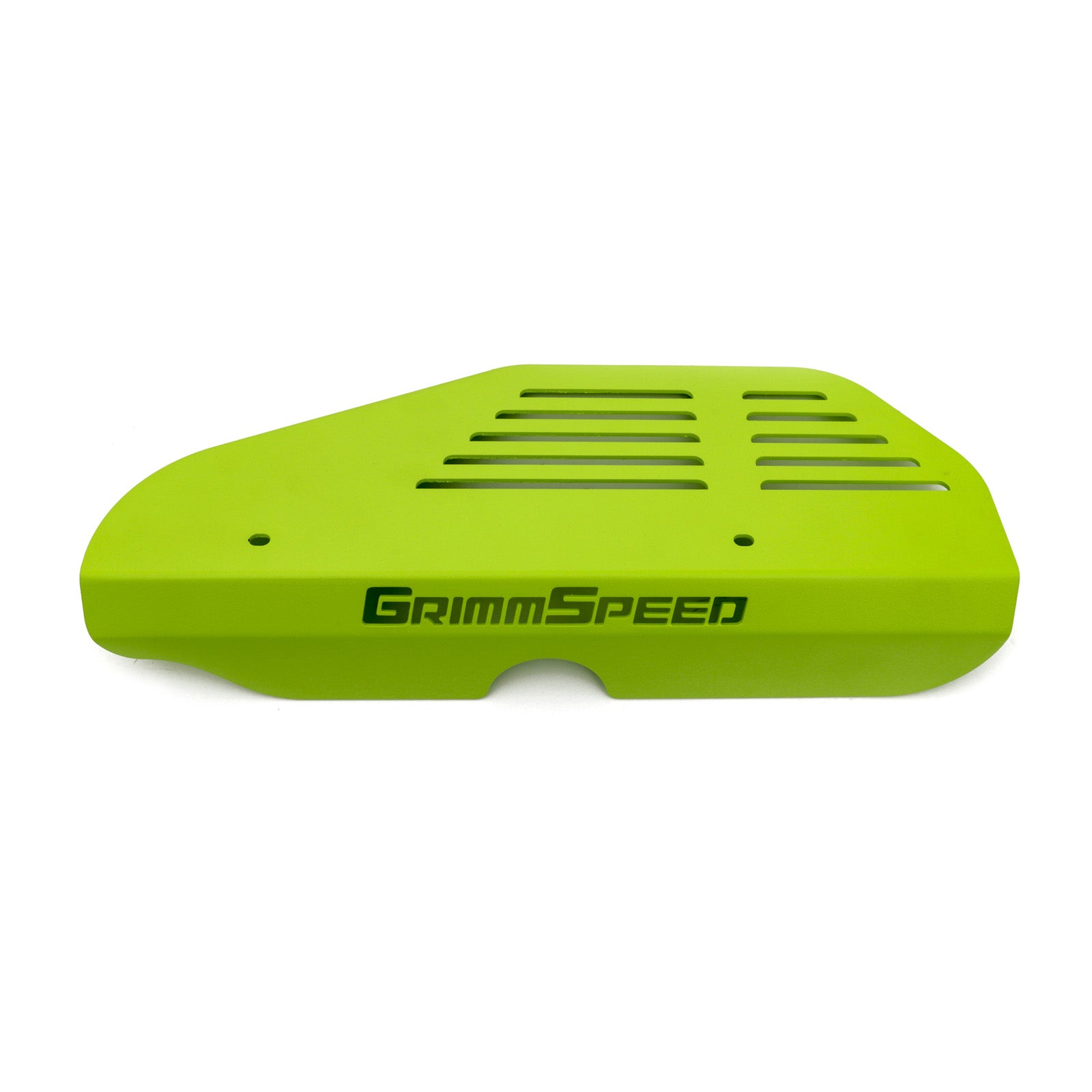 GrimmSpeed Alternator Cover - Neon Green - 2002-14 Subaru WRX, 2004-21 Subaru STI