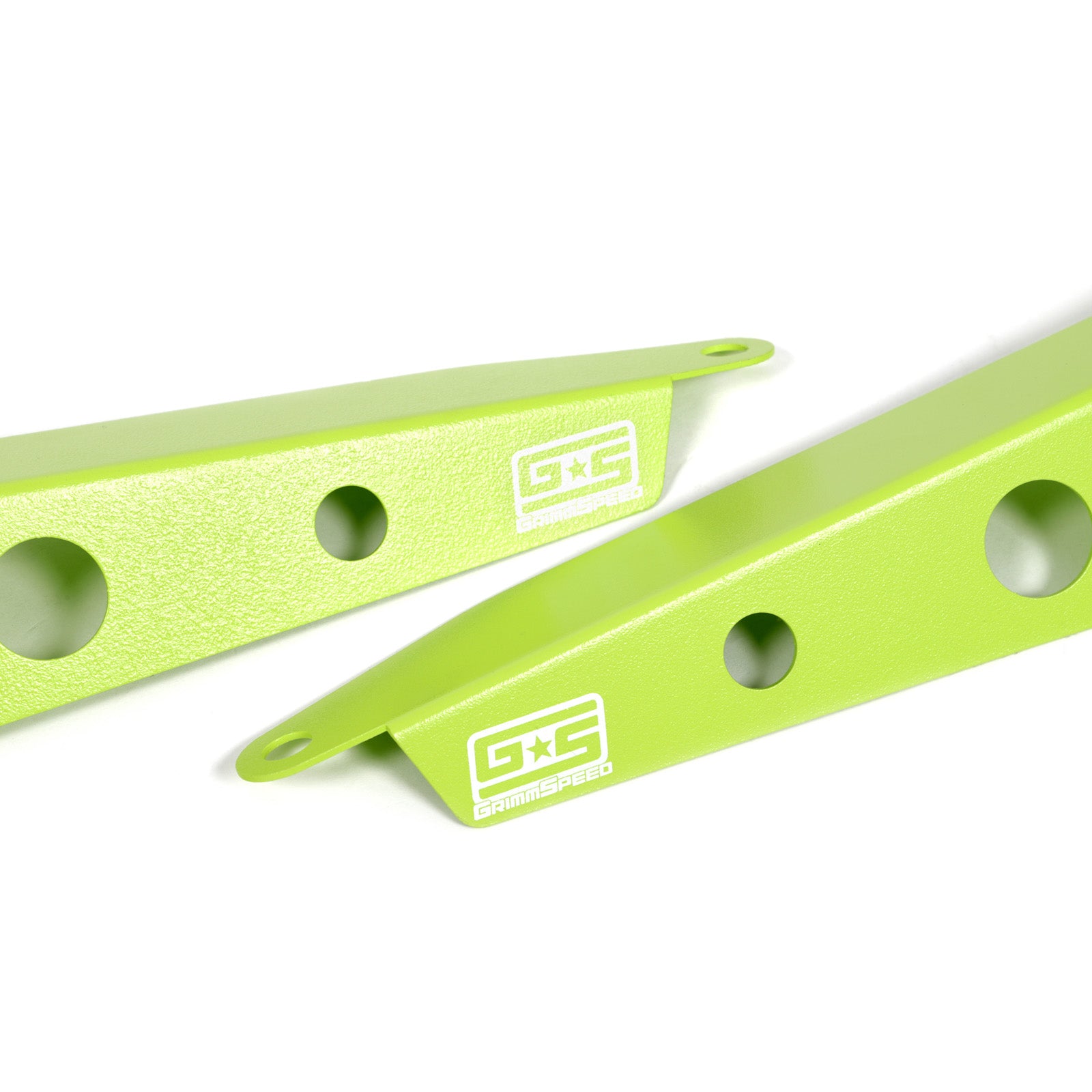 GrimmSpeed Fender Shrouds - Neon Green - 2015-21 Subaru WRX/STI - 0