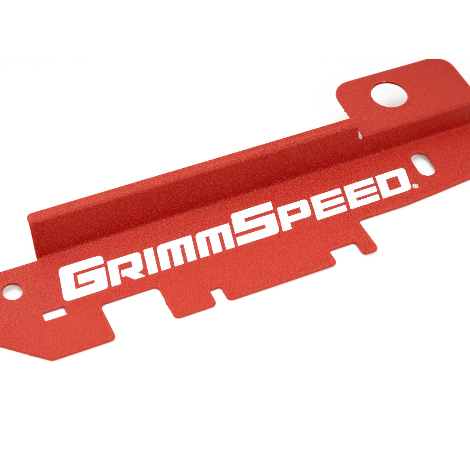 GrimmSpeed Radiator Shroud w/ Tool Tray - Red - 2003-09 Subaru Legacy, 2003-09 Subaru Outback