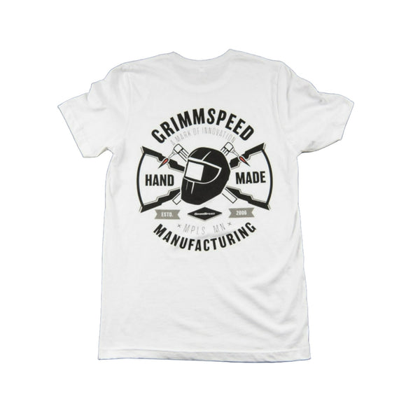 GrimmSpeed MFG "Hand-Made" T-Shirt Fitted - White