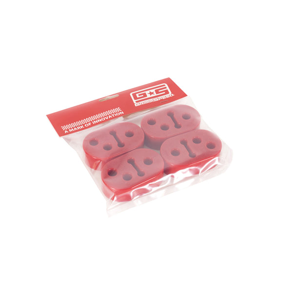 GrimmSpeed Two Position Exhaust Hangers - 12mm - Set of 4