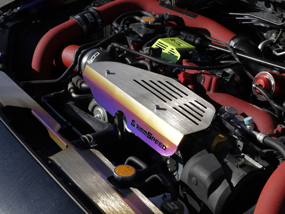 GrimmSpeed Titanium Alternator Shroud 2002–2014 WRX/2004–2021 STI (EJ Engines)