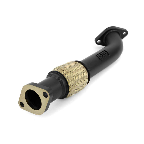 GrimmSpeed HiFlow Exhaust Manifold Crosspipe - Black Thermal Coated - 2006-07 Subaru WRX, 2004-08 Subaru Forester XT