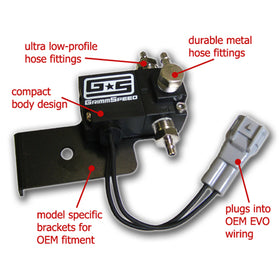GrimmSpeed 3-Port Electronic Boost Control Solenoid - Mitsubishi Evo 8/9 - 0