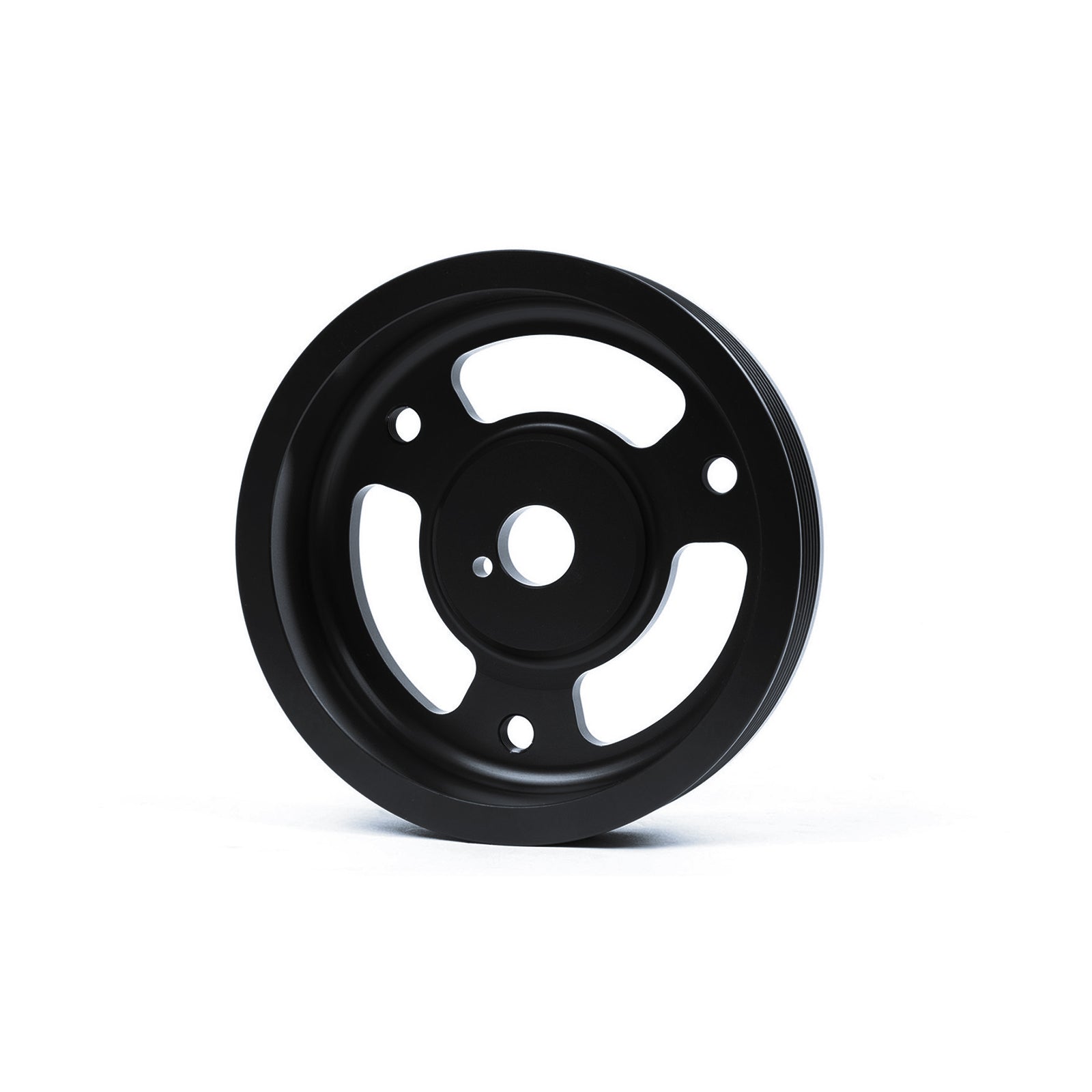 GrimmSpeed Lightweight Crank Pulley - Black - 2015-21 Subaru WRX, 2013-21 Subaru BRZ