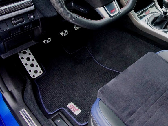 Subaru OEM STI Blue Trim Carpet Floor Mats