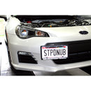 GrimmSpeed License Plate Relocation Kit - 2018+ Subaru WRX, 2018-21 Subaru STI, 2013+ Subaru BRZ, 2017+ Toyota 86-12