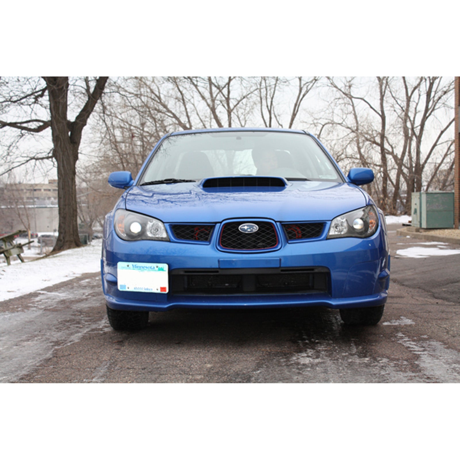 GrimmSpeed License Plate Relocation Kit - 2002-07 Subaru Impreza/WRX/STI