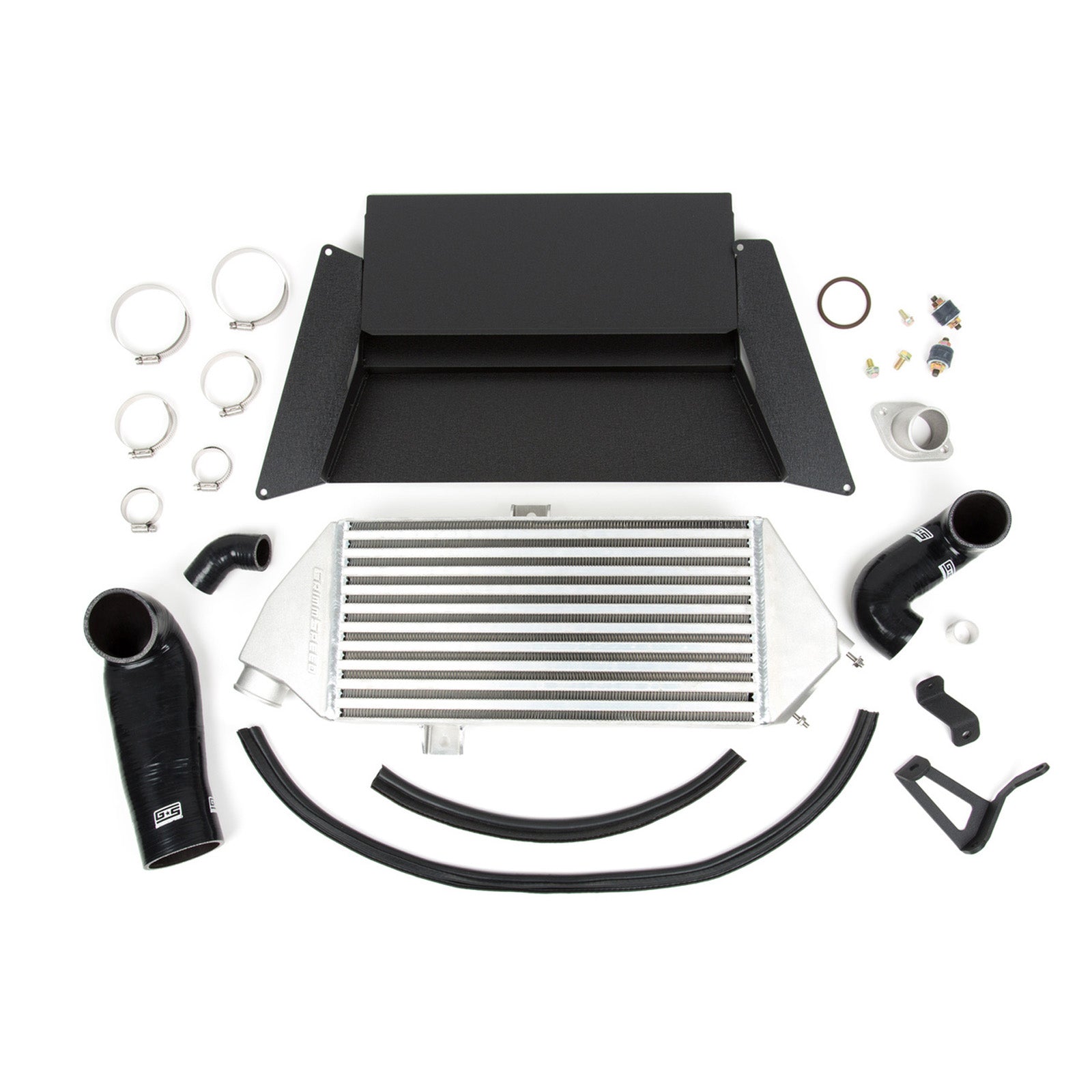 GrimmSpeed Top Mount Intercooler Kit - Raw - 2005-09 Subaru Legacy GT, 2005-09 Subaru Outback XT - 0